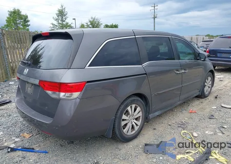 2015 Honda Odyssey Ex-L from USA, damaged, VIN 5FNRL5H68FB096247